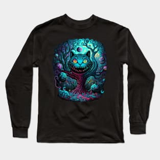 Magical Forest Guardian: The Cat Monster Long Sleeve T-Shirt